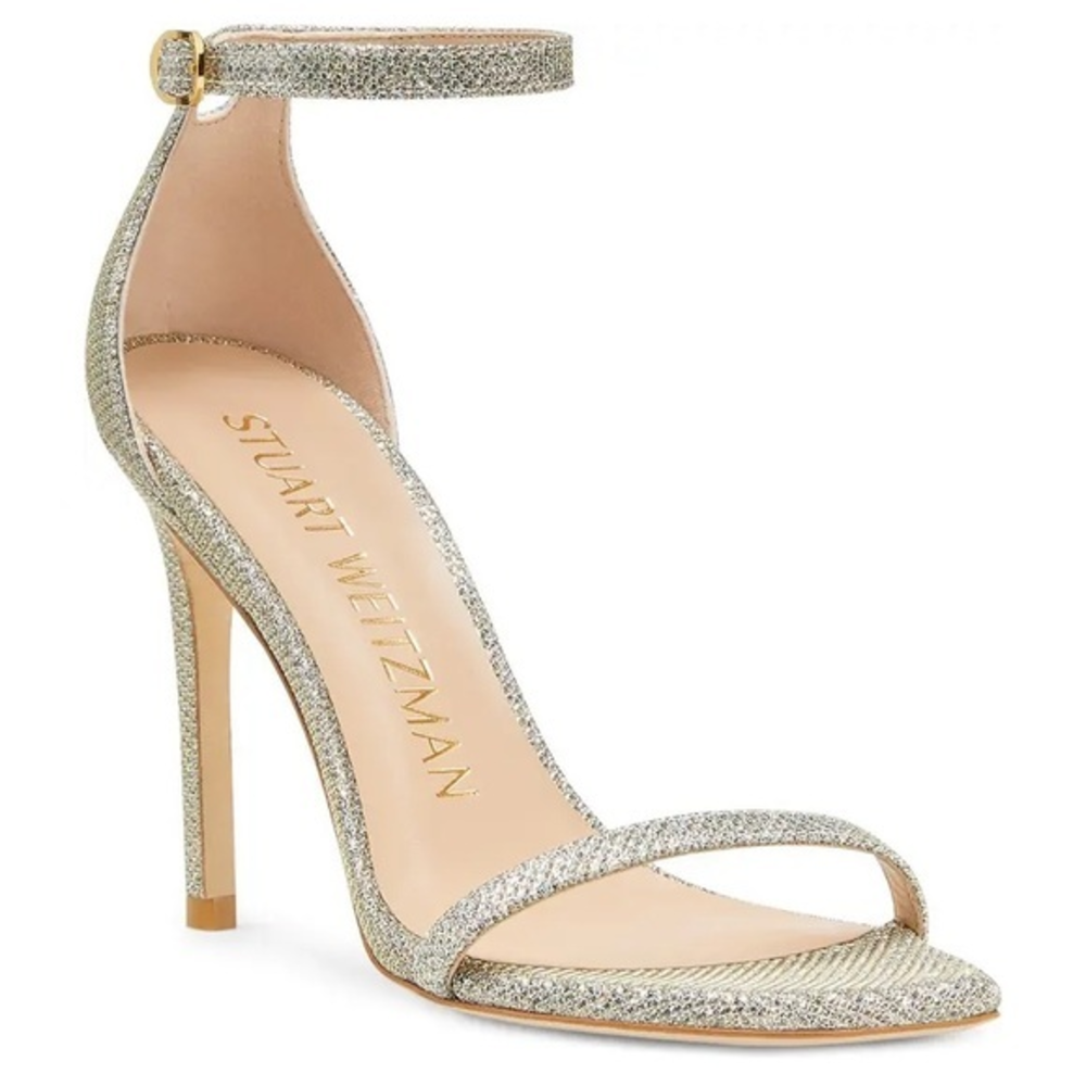 Stuart Weitzman Nudistcurve Ankle Strap Heels